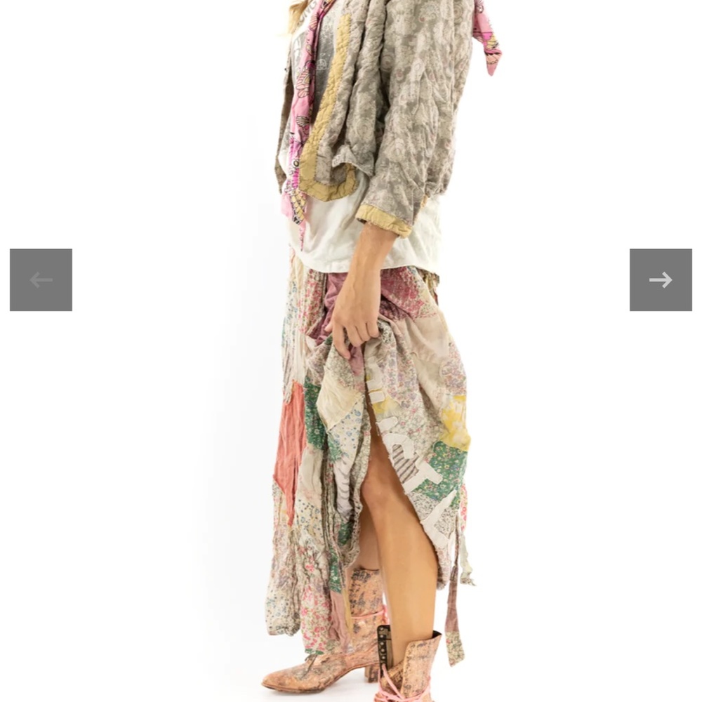 Magnolia Pearl Patchwork Maxi Skirt - Multicolor - Picture 4 of 9